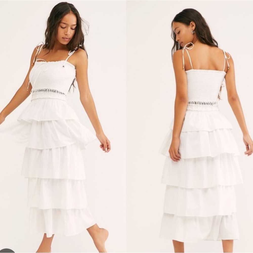 Free People Ruffle dress NWOT